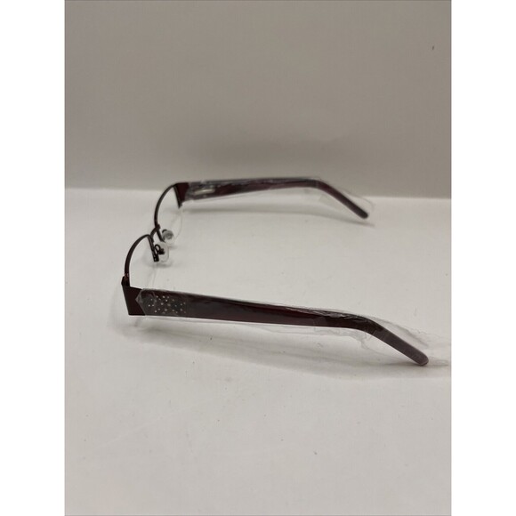 Di Gianni Venezia Eyeglasses DG2017 Wine Designer Demo Lens Red 50-18-135 main image 6